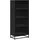 vidaXL Bücherregal 60 x 35 x 139 cm Schwarz