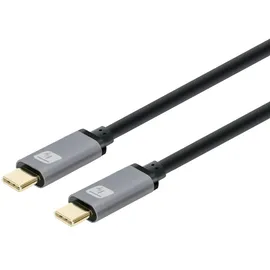 TECHLY ICOC MUSB322-CM-010, - USB Typ-C Schwarz 1 m,