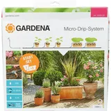 Gardena Micro-Drip-System Start Set Pflanztöpfe M (13001-20)