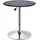 Homcom Bartisch rund 63 x 63 x 67-93 cm Schwarz