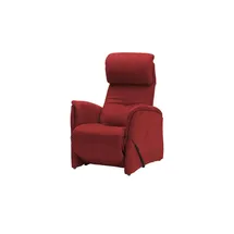 Hukla Relaxsessel Pierre Flachgewebe 75 x 108 x 87 cm Rot elektrisch
