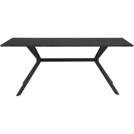Möbel Kraft Oskar 90 x 75 x 180 cm schwarz