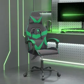 vidaXL Gaming-Stuhl Drehbar Schwarz und Grün PC