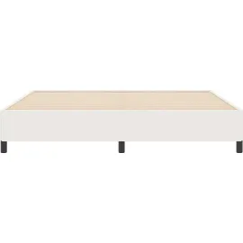 vidaXL Boxspringbett 200 x 200 cm Creme