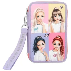 Depesche TOPModel 3-Fach Federtasche SNAP SHOTS inkl. Stifte bunt 