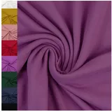 MAGAM-Stoffe Stoff "Finn", Jersey uni einfarbig ÖKO-TEX Meterware 50cm lila