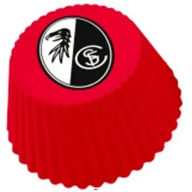 SC Freiburg Küchenorganizer-Set SC Freiburg Muffinförmchen "Wappen" (40 Stück) rot