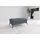 sit&more Polsterhocker Amica mit Stauraum 102 x 47 x 69 cm Blau/Grau
