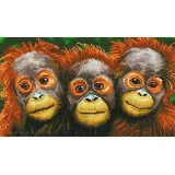 DIAMOND DOTZ® Diamond Painting Orang Utans 47 x 27 cm