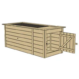Weka Profi-Hochbeet 669 205 x 79 x 81 cm natur