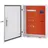 Vevor Tesla-Ladestationsbox, 70 x 50 x 25 cm, Outdoor-Kabelbox, Ladebox, Kabel-Organizer, IP32 wasserdicht, staubdicht, Cool Roll Steel-Elektrogehäusebox, für Tesla-Wandanschluss