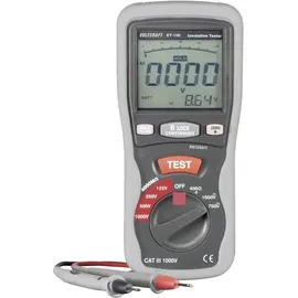 VOLTCRAFT ET-100 Isolationsmessgerät 125 V, 250 V, 500 V, 1000 V 400 MΩ