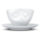 Fiftyeight Kaffeetasse küssend weiß