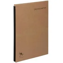 Pagna Unterschriftenmappe A4 Braun 10 Fächer