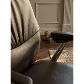 KADIMA DESIGN Chefsessel Echtleder Braun