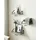 VASAGLE Wandregal 3 tlg. 40 x 11 cm Grau