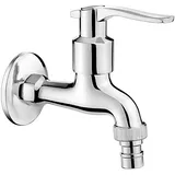 Deante Waschtischarmatur BEZ 122L Wandhahn Kaltwasserarmatur Wandventil Auslaufventil Chrom