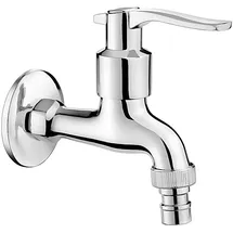 Deante Waschtischarmatur BEZ 122L Wandhahn Kaltwasserarmatur Wandventil Auslaufventil Chrom