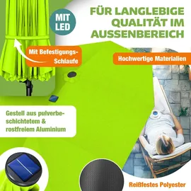Kesser Doppelsonnenschirm 460 x 270 cm Grün