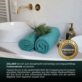 ZOLLNER Handtuchset 4-tlg. türkis