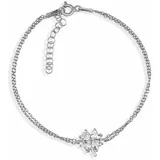 dKeniz Armband 925/- Sterling Silber Zirkonia weiß 20,0cm Weiss Damen