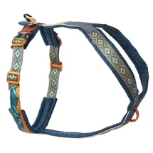 Non-Stop Dogwear Line Harness 5.0 Halsband Petrol/Grün 5