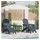 vidaXL Gartenstuhl 55 x 70 x 106 cm blau 3 St.