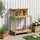 vidaXL Umtopfbank 86,5 x 48,5 x 106 cm Pflanztisch Weiß