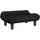 vidaXL Kindersofa vidaXL 70 x 40 x 24 cm Kiefer schwarz