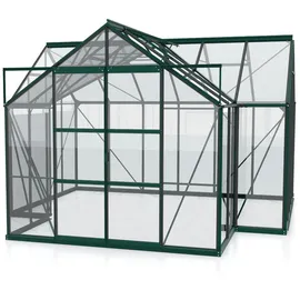 Vitavia Sirius Alu grün ESG 3 mm 13 m2 inkl. Fundament