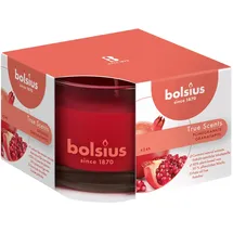 Bolsius True Scents Duftglas 6,3 cm granatapfel
