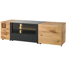 MASSIVMOEBEL24.DE KITZBÜHEL Lowboard 170x52x52 cm Natur Geölt/Lackiert Holz