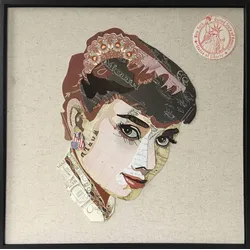 Kayoom Wandbild »Actress«, 52cm x 52cm Kayoom Farbe Bild(er): bunt