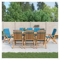 VidaXL Gartenstuhl 37 x 51 x 35 cm blau