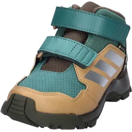 adidas Unisex Kinder Terrex Skychaser Mid Gore-Tex Hiking Kids Shoes, Preloved Teal/Matte Silver/Cardboard, 31 EU