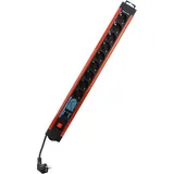 REV Ritter REV PC Leiste mit Netzfilter SUPRA Line, 9-fach