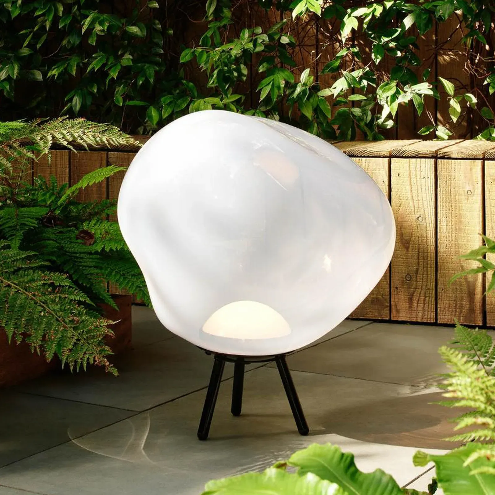 Außenleuchte Tom Dixon, Melt, dimmbar, Weiß, für Wohnzimmer, Kunststoff, Design - 57