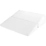 Maximex Visco Bett-Keilkissen, faltbar in Füllung, Bezug: Weiß | Gr.: onesize