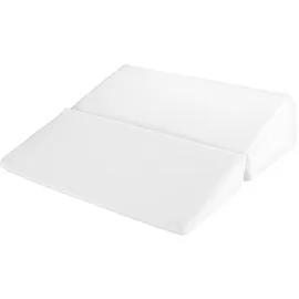 Maximex Visco Bett-Keilkissen, faltbar in Füllung, Bezug: Weiß | Gr.: onesize