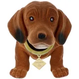 Original Rackso 100a Wackeldackel Wackelkopfhund Dackel Hund 29 cm Figur Made in Germany