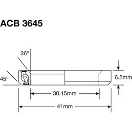 Enduro Bearings ACB 3645 edelstahl 30 2x41x6 5 36 x45