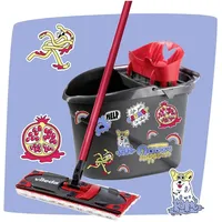Vileda Bodenwischer ULTRAMAX MY STYLE Box Anthrazit/Rot 1 St.