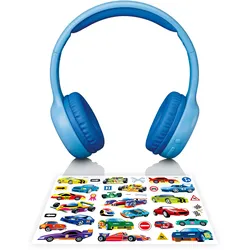 Lenco Bluetooth-Kopfhörer »HPB-110 blue«, Bluetooth, Freisprechfunktion, für Kinder geeignet, Dezibel-Begrenzung Lenco Blau