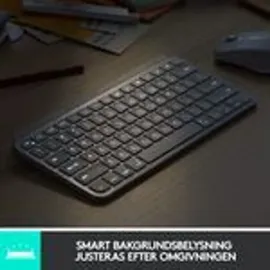 Logitech MX Keys Mini DNK/FIN/NOR/SWE hellgrau