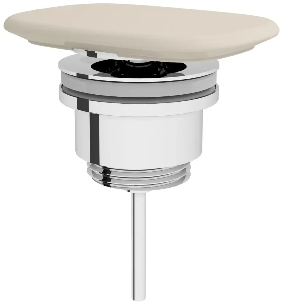 VitrA Schaftventil mit rechteckigem Ventildeckel aus Keramik 10 x 7,5 cm Sandbeige,6370L422-2002 6370L422-2002