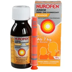 Nurofen Junior Fieber- & Schmerzsaft Orange 4% 100ml