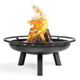 Cook King Feuerschale PORTO Ø 70 cm Schwarz