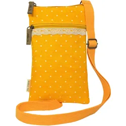 Mini Crossbag Punkte gelb 400