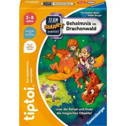 Ravensburger tiptoi Spiel 00224 - Team SMART ermittelt - Geheimnis im Drachenwald, fantastisches Logikspiel für Kinder