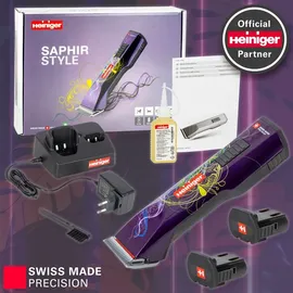 Heiniger Saphir Style Kleintierschermaschine, 2 Akkus